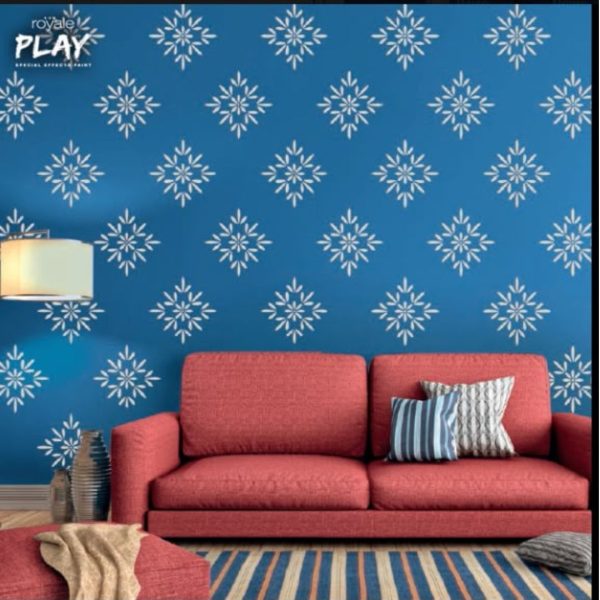 Wall stencil 128